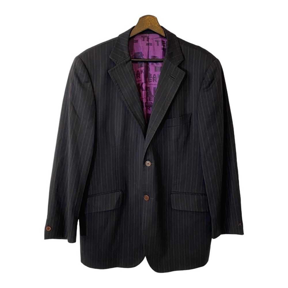 Ted Baker Brown Striped Sport Coat